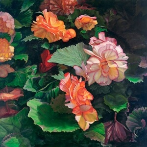 &quot;Geraniums Web&quot; by Dennis Lake