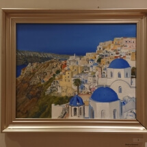 1. Lake, Dennis Sketch of Santorini Oil 