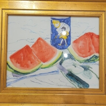 105 Swanson, Caroline Watermelon Series Watercolor 