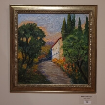 38 Stump, Grace Untitled (Italian Landscape) Acrylic 