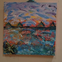 49 Baker, Sharon Octopus at Home Mixed media 