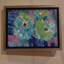 65 Saylor, Linda Pansies Acrylic 