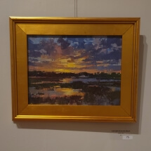 75 Lewis, Jim Last Light Across the Marsh Oil 