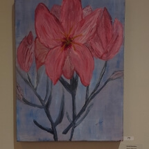 79 Hanna, Mary Ann Floral Structure Acrylic 