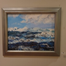86 Horsley, Gillian Crashing Waves Acrylic &amp; Mixed Media 