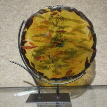 95 Oda, Kathy Autumn Leaves Glass 