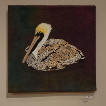 96 Weschke, Peg Pelican Sitting Pretty Fiber 
