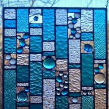 Untitled 5 Stained Glass by Cynthia Buckley