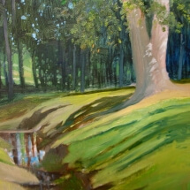 Baughman, Gary_Woodland Rill_Oil_Panel_14xx11