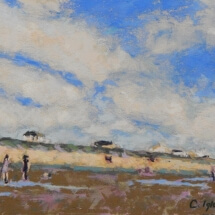 Carol Iglesias_Stroll on the Beach _Pastel