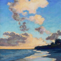 Carol Iglesias_Sunset on the Beach_Pastel