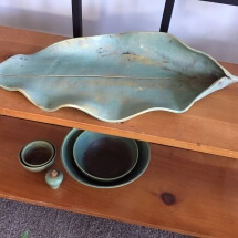 &quot;Leaf Platter&quot; Pottery by Jami Wright