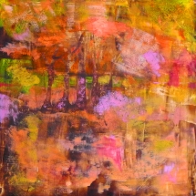 &quot;Traveling With Monet&quot; Oil &amp; Cold Wax by Mary Montague Sikes