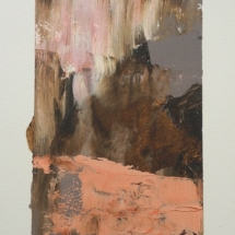 &quot;Raining on Sedona Rocks&quot; Oil &amp; Cold Wax by Mary Montague Sikes