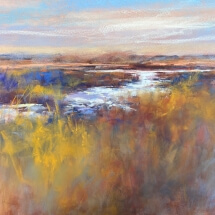 Tidal Remains, 18x24, pastel on Ampersand pastelbord, 062023, 4100.