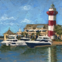 Iglesias, Carol_Harbour_Town_Pastel_12x16