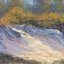 &quot;Cascading Light&quot; a Pastel by Lisa Regopoulos