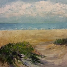 &quot;Quiet Beach&quot; by Barb Snow, Oil