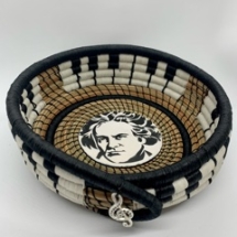 Beethoven Piano Basket by Karen McCarthy