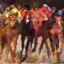 Untitled Pastel Painting by Aline Ordman