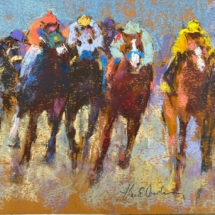 Untitled Pastel Painting by Aline Ordman