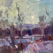 Jacobsen, Eric_Moon Over Pond_Oil