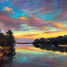 Mayfield, Susan_Rice Fields, October_Pastel
