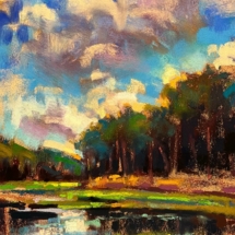 Myfield, Susan_Rice Field in May_Pastel