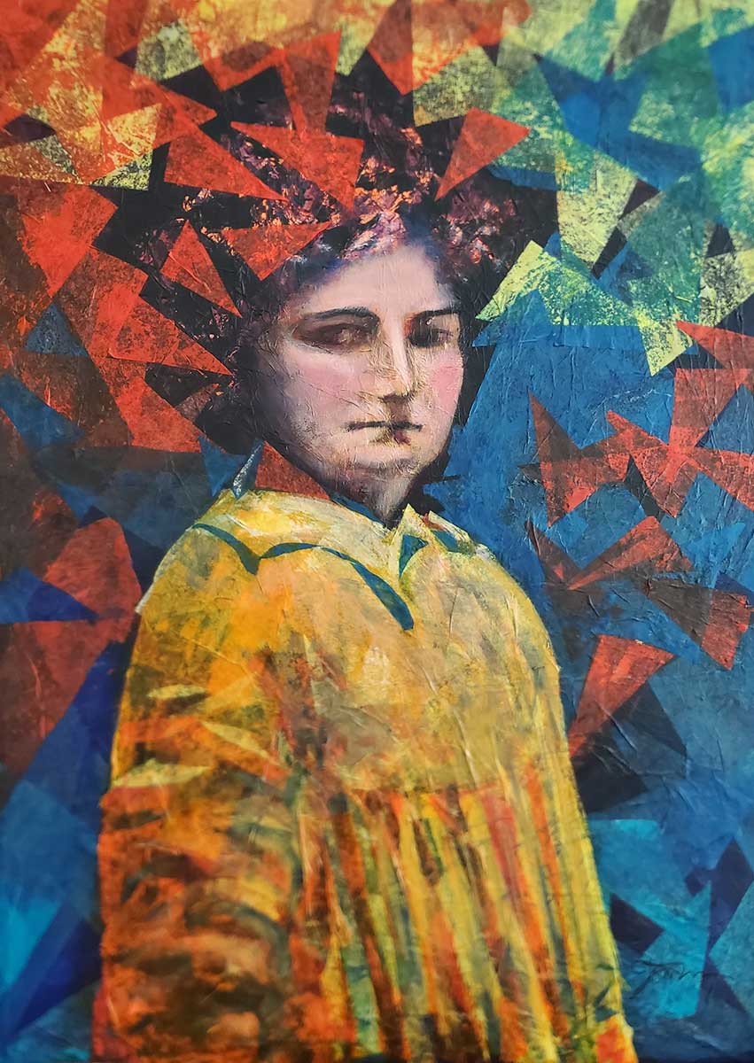 mckeever1 Artwork by Frank Gorman with Art League of Hilton Head Logo