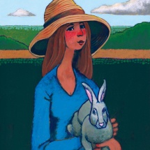 JCrum -Lady with Gray Hare- 8x10_1200