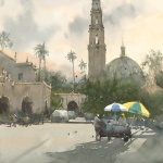 Parasols Beneath the Tower R, 3/20/26, 10:41 AM, 8C, 7992x5897 (0+4633), 100%, Repro 1.8 v2, 1/15 s, R67.1, G37.2, B42.8