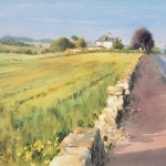 "Crumbling Wall" by Andy Evansen, Watercolor