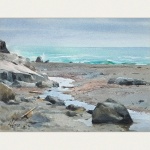 "Out to Sea Again" by Andy Evansen, Watercolor